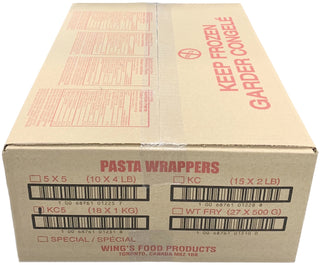 Wing's KC5 Eggroll Wraps, Case (18x1 KG)
