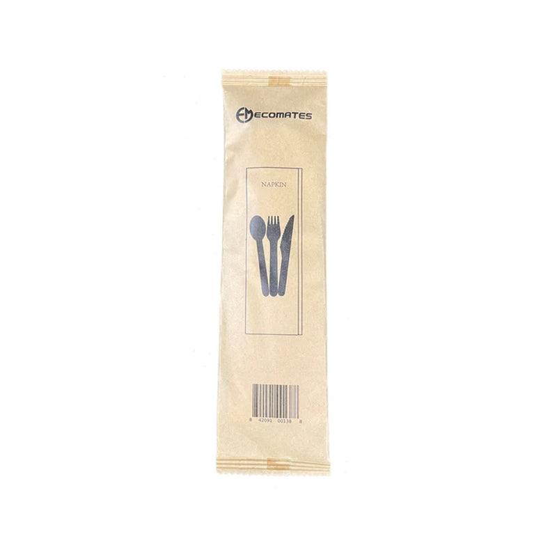 Ecomates 4PC Wooden Cutlery Kit (KIT-416), Case (500's)