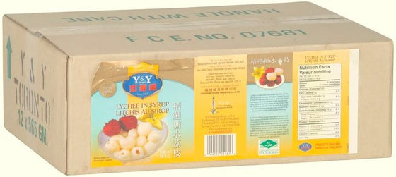 Y&Y Lychee in Syrup (12x540 mL)