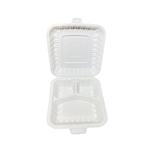New Gen NG-073 3 Compartment Hinged Container, Case (150PC)