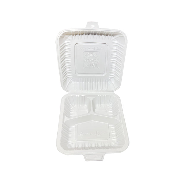 New Gen NG-073 3 Compartment Hinged Container, Case (150PC)
