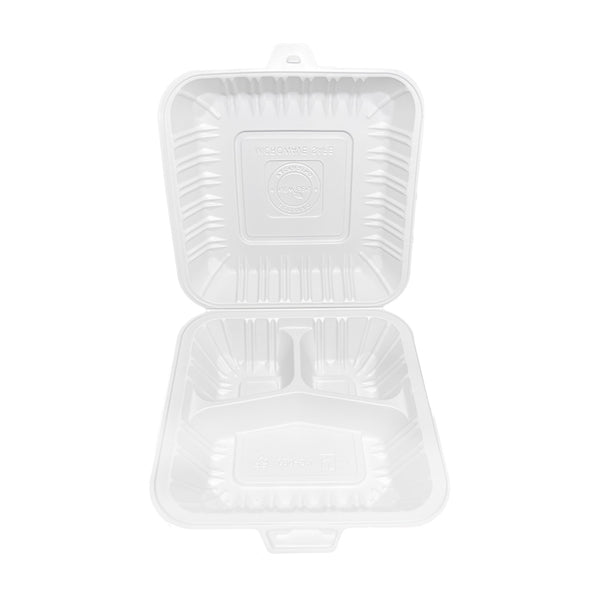New Gen NG-083 3 Compartment Hinged Container, Case (150PC)