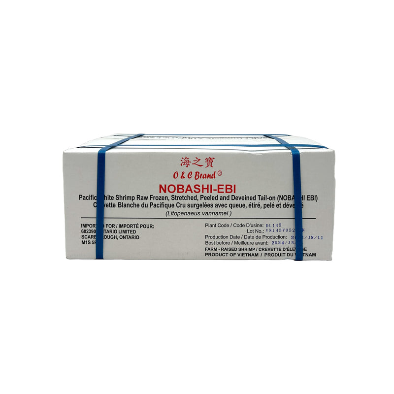 O & C Nobashi Ebi (Vannamei) 26-30, Case (30x20's)