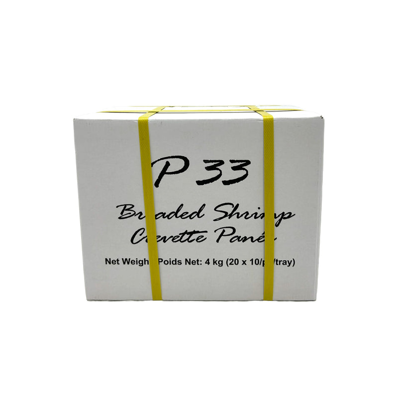 P33 Breaded Shrimp 21-25, Case (200's)