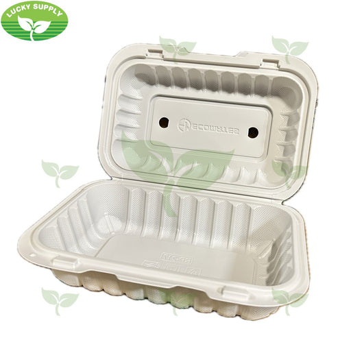 RP-217, Rectangular Deep Hinged Container (150PC) Ecomates