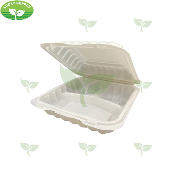 RP-803, 3 Compartment Square Containers (150PC) Ecomates
