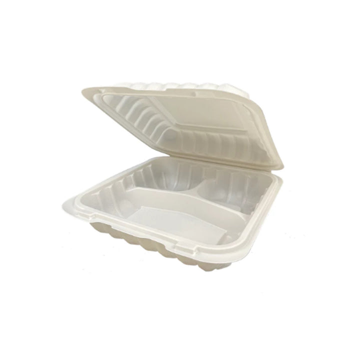 RP-803, 3 Compartment Square Containers (150PC) Ecomates