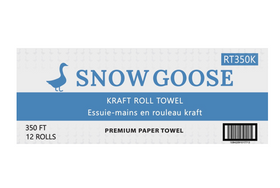RT350K, Kraft Roll Towel (12x350 ft) Snow Goose