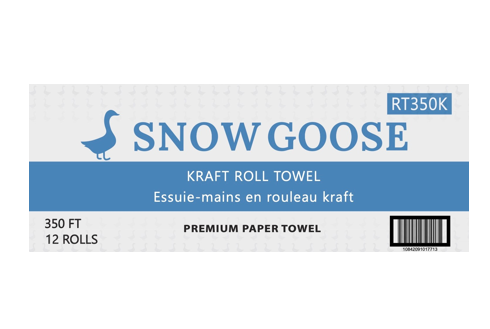 RT350K, Kraft Roll Towel (12x350 ft) Snow Goose