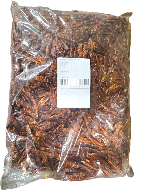 Red Chilli Whole India (5 lb)