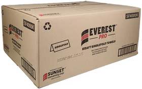 SF4000K, Singlefold Kraft Towels (16x250 PC) Everest Pro