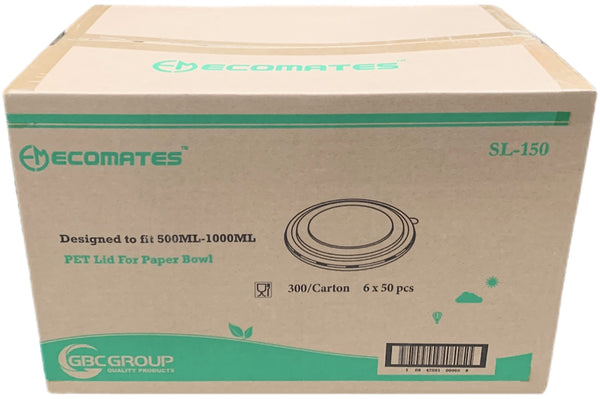 EcoMates SL-150 Plastic Lid, Case (300PC)