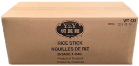 Y&Y Brand Rice Stick, 1 MM, Case (20x454g)