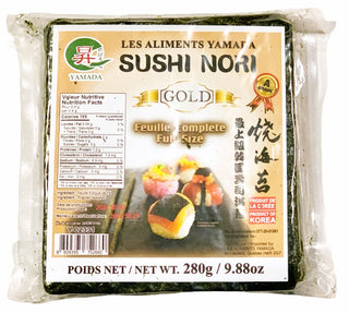Korea Full Size Sushi Nori (280 g) / Yamada