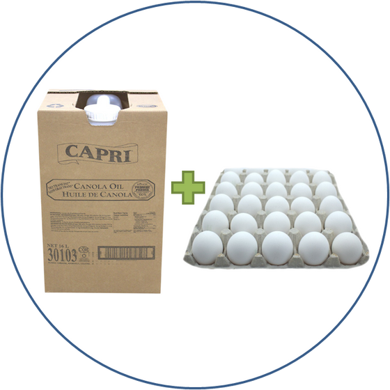 Bundle: Capri Canola Oil + XL Egg