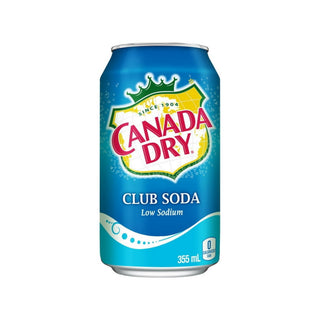 Canada Dry Club Soda, Case (24x355 ML)