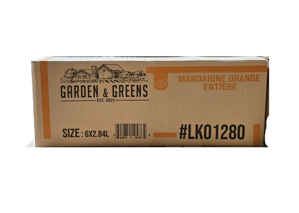 LK01280, Whole Mandarin Orange (6x100 oz) Garden & Greens