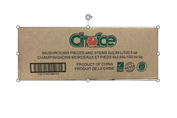 Mushroom Pieces & Stems (6x2.84 L) Choice