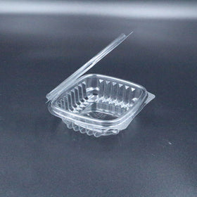 Dynasco HL-08 8oz. Seal Clear Hinged Container, Case (200's)