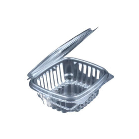 Dynasco HL-12 12oz. Seal Clear Hinged Container, Case (200's)