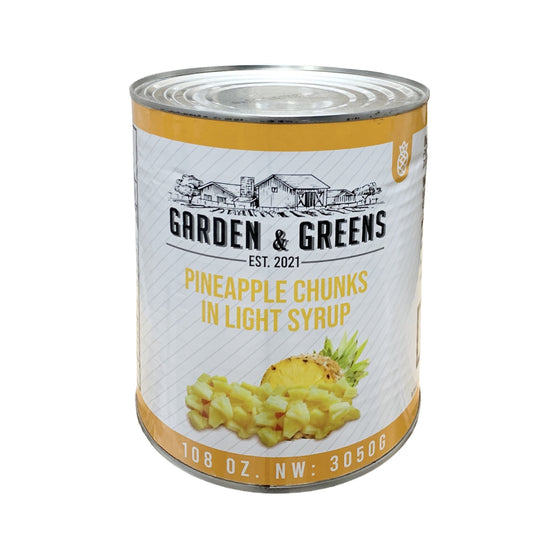 Garden & Greens Pineapple Chunks, Case (6x3.05 KG)