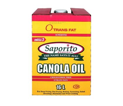 Saporito Box Canola Oil (16 L)