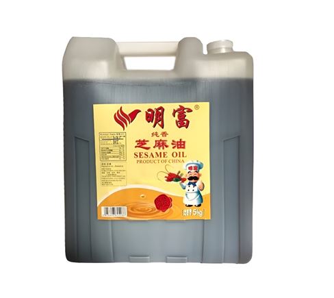 MING FU Sesame Oil, Pail 5 KG