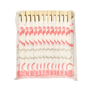 Ecomate WC-21 Half-Wrapped Wooden Chopstick, Case (4000's)