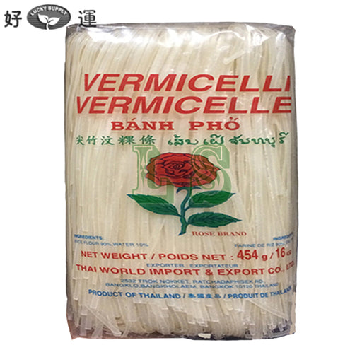 Rose 3MM Rice Stick Vermicelli 30x455G/CS