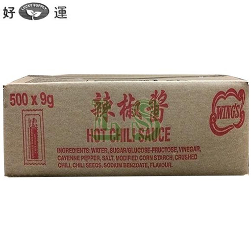 Wing's Chili Sauce Packets 500x9G/CS