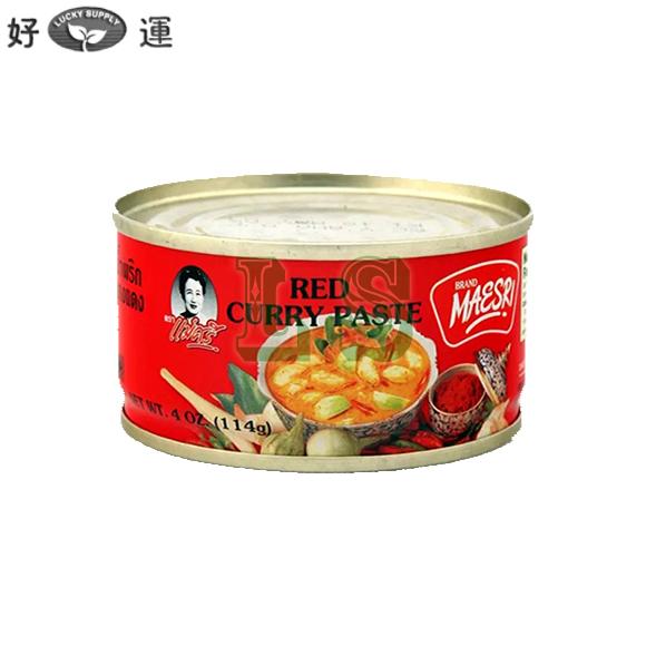 Maesri Red Curry Paste 48x114G/CS