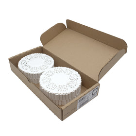Lancaster Round Lace Paper Doilies 6", 5 CT