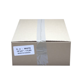 S-4 White T-shirt Bag, 17 LBs