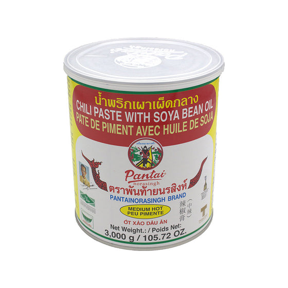 Pantai Chili Paste with Soya Bean Oil, Medium Hot, 4 CT