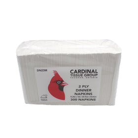 Cardinal DN23M Dinner Napkins, 2-Ply, 10 PK