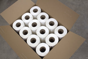 White Swan 01930 White Roll Towels, 1-Ply, 24 RL