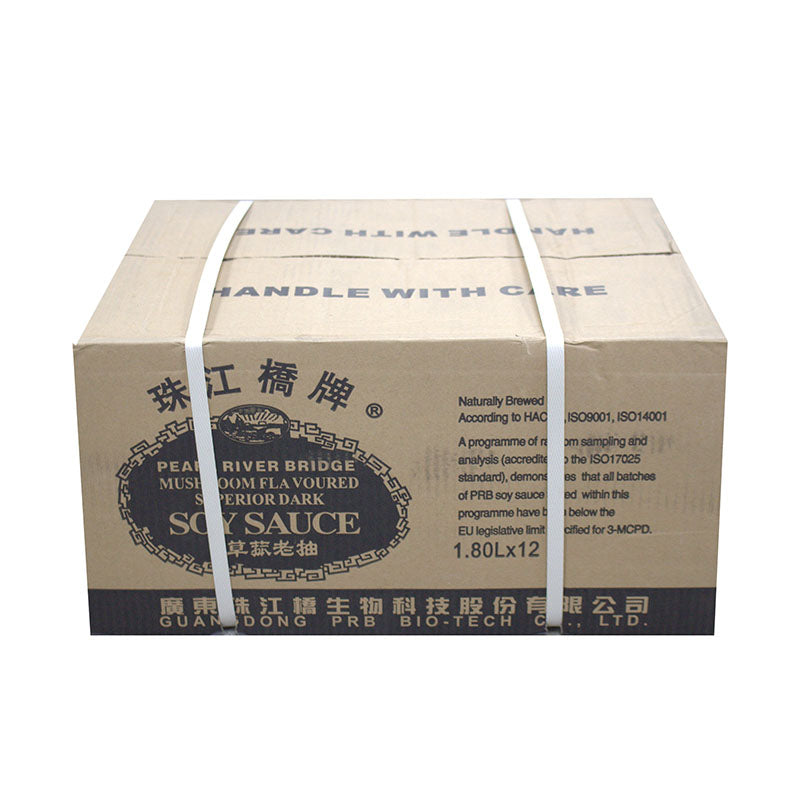 PRB Mushroom Flavoured Superior Dark Soy Sauce, 12 CT