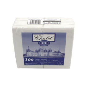 Chalet 07130 Dinner Napkins, 2-Ply, 30 PK