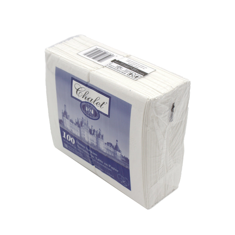 Chalet 07130 Dinner Napkins, 2-Ply, 30 PK