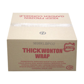 Wing's Wonton Wraps, Thick, 48 LBs