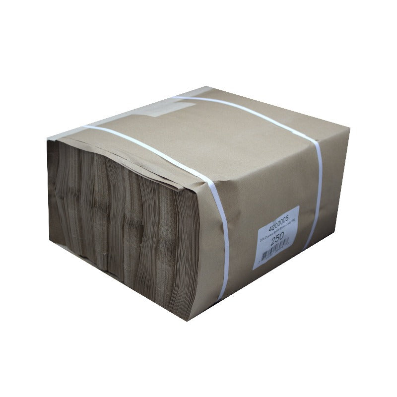 20LB Duplex Lady Print Short Brown Bag, 250 CT