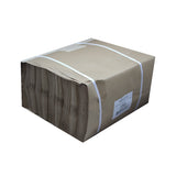 20LB Duplex Lady Print Short Brown Bag, 250 CT