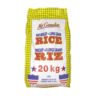 Mr.Goudas Parboiled Long Grain Rice, 20 KG