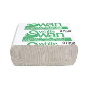 White Swan 07900 Dinner Napkins, 1-Ply, 12 PK