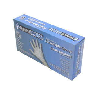 Diamond TOUCH Latex-Free Poly Gloves, Small, 20 BX