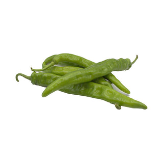 Green Long Hot Peppers, Case (~12 LBs)