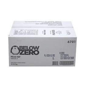 Below Zero # 6701 Peas, IQF, 6 CT