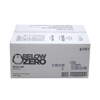 Below Zero # 6701 Peas, IQF, 6 CT