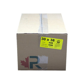 R 30x38 Strong Clear Garbage Bag, 200 CT