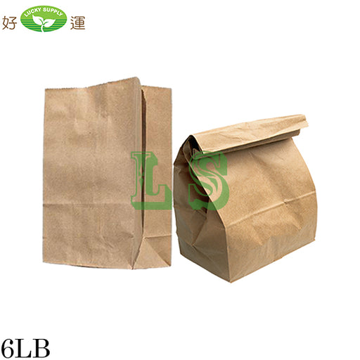 6LB Single Kraft Bag (500's)